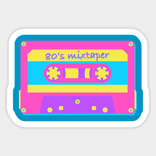 80's Mixtaper Sticker